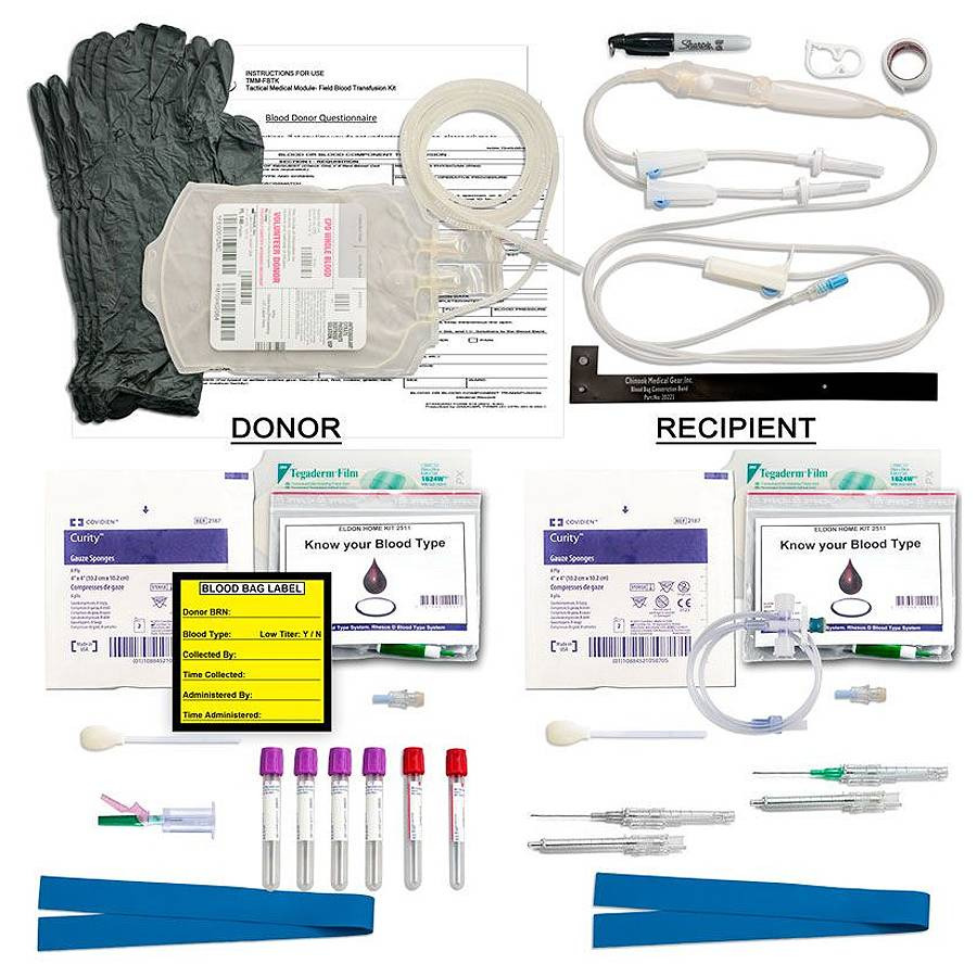 Chinook Medical Field Blood Transfusion Kit