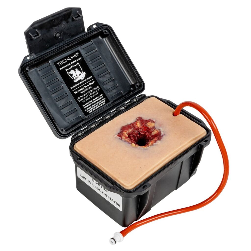 Techline Trauma Gunshot Wound in a Box Simulator